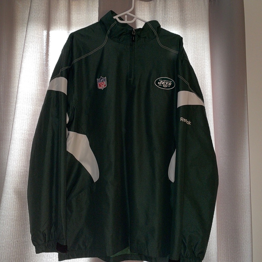 NY Jets Windbreaker Jacket Reebok